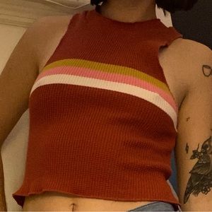 BDG Waffle Henley Tank Top